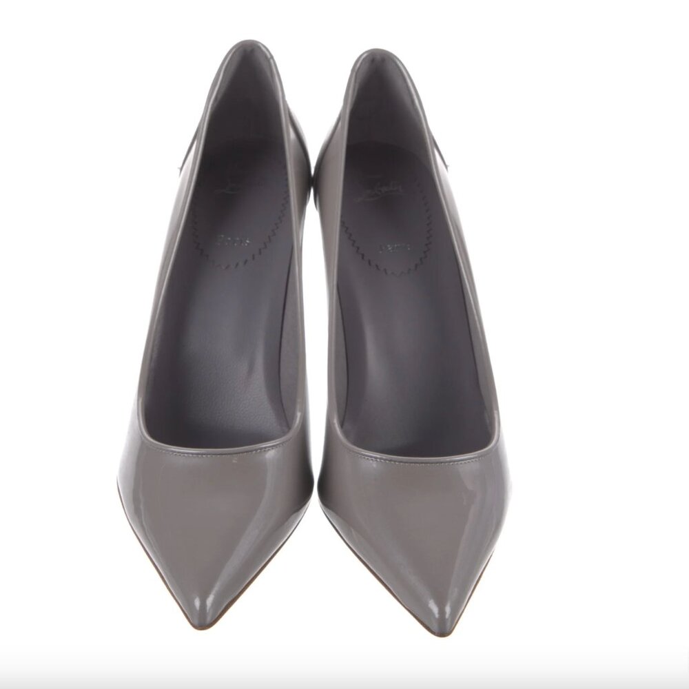 Christian Louboutin Gray Heels